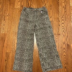 Zara Leopard Print Kids Jeans